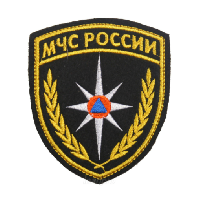 Шеврон МЧС России треугольник широкий со звездой МЧС, 9х10,5 см Шеврон МЧС России треугольник широкий со звездой МЧС, 9х10,5 см