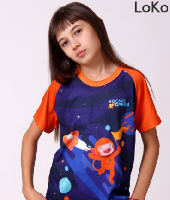 Футболка Спэйс детская с полной запечаткой