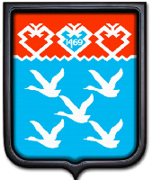 Герб Чебоксар 35х43 см, печатный, темная рамка