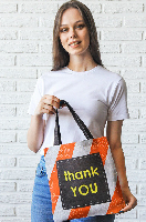 Сумка Эко Колор из двунитки 30х30 см, с полной запечаткой