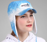 Шапка-ушанка Вилл с козырьком взрослая, с полной запечаткой