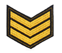 Шеврон по годам службы (годовка) 3 года службы (выслуги лет), 7,5х7 см Шеврон по годам службы (годовка) 3 года службы (выслуги лет), 7,5х7 см