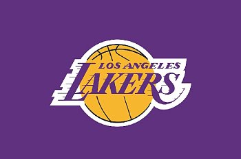 Флаг Los Angeles Lakers