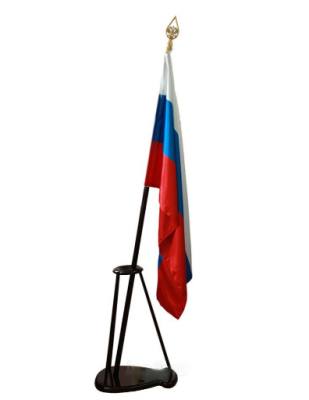 Флаг РФ 90х135 см односторонний, атлас