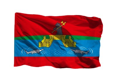 Флаг Рыбинска 90х135 см Флаг Рыбинска 90х135 см
