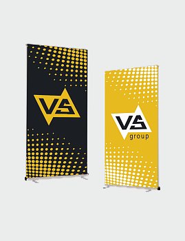 ROLL UP стенд DOUBLE CLASSIC (Двусторонний капля) размер 100х200 (без полотна) ROLL UP стенд DOUBLE CLASSIC (Двусторонний капля) размер 100х200 (без полотна)