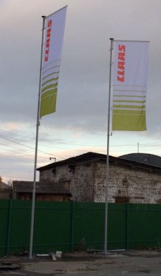 Флагшток уличный стационарный секционный Nordwerk БАННЕР 15 метров